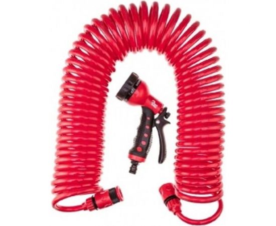 Многофункциональный пистолет-спринклер с 10-миллиметровым спиральным шлангом Top Tools 15A710 