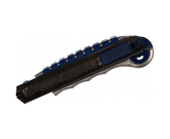 Технический нож, лезвия 18мм 6шт, металлический корпус, автостоп, доп.фиксатор КОБАЛЬТ 242-113 