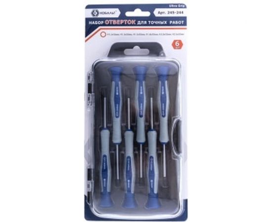 Набор отверток для точных работ КОБАЛЬТ Ultra Grip 50мм 245-244 