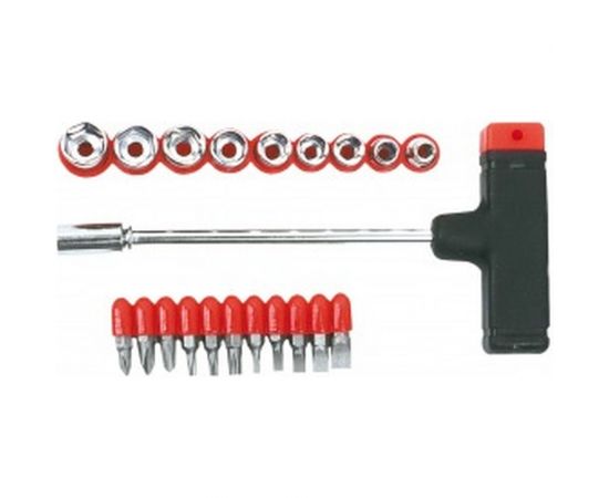 Набор насадок и сменных головок с держателем Top Tools 21шт. 39D385 