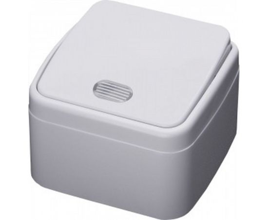 Одноклавишный выключатель STEKKER открытой установки, 250В 10А, с подсветкой Basic PSW10-31-20 39029 