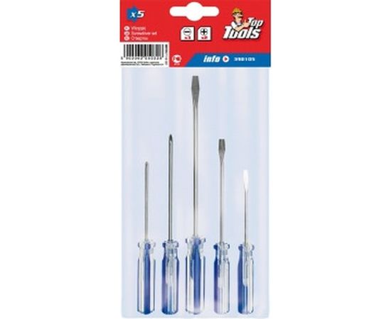 Набор отверток 5 штук Top Tools 39D105 – изображение 2