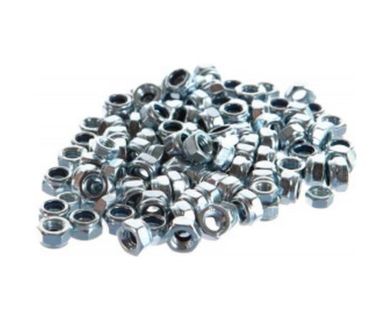 Самостопорящаяся гайка с нейлоновым кольцом Метизный двор M6 DIN 985, 100 шт. 4607159067593 – изображение 2