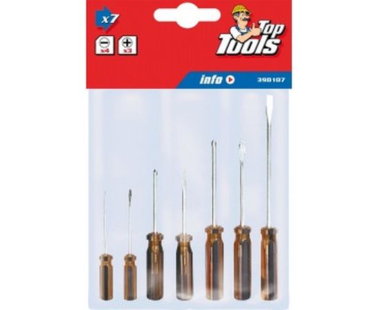 Набор отверток 7 штук Top Tools 39D107 – изображение 2