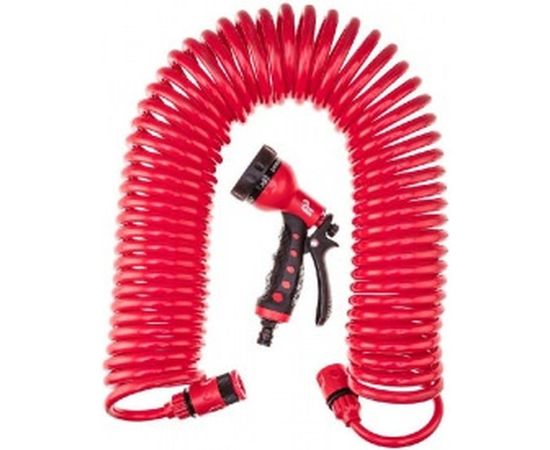 Многофункциональный пистолет-спринклер с 15-миллиметровым спиральным шлангом Top Tools 15A711 – изображение 2