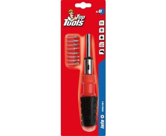 Набор насадок с держателем Top Tools 9 шт. 39D181 – изображение 2