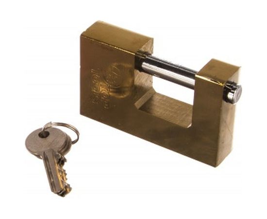 Висячий цилиндровый замок, 90 мм, 2 ключа Top Tools 90U263 – изображение 2