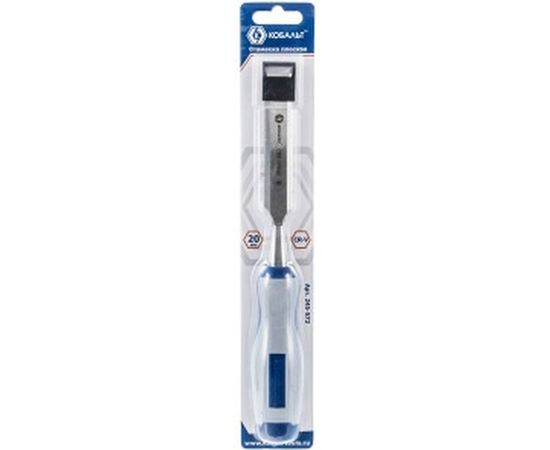 Плоская стамеска (20 х 140 мм, CR-V, блистер) КОБАЛЬТ 245-572 – изображение 2