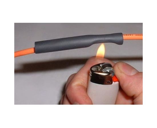 Набор термоусадочных трубок STEKKER N9 длина 10 см., коэф. усадки 3:1, черный, HSTGS3 32770 – изображение 3