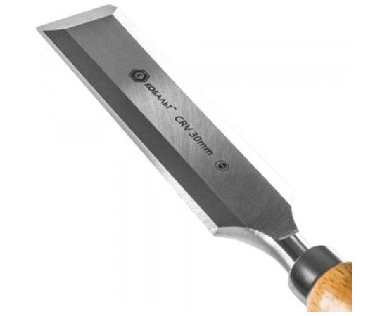 Плоская стамеска 30 х 140 мм, CR-V КОБАЛЬТ 245-824 – изображение 3