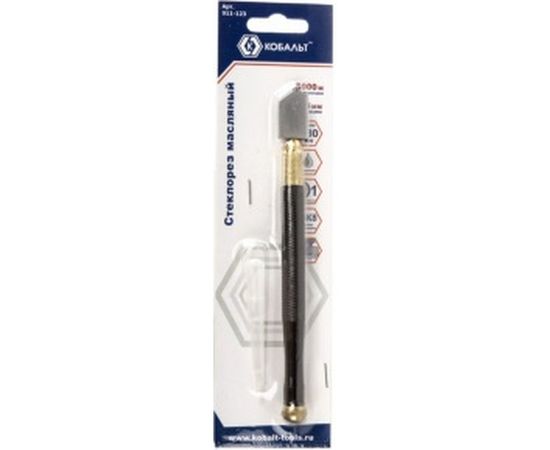 1-роликовый стеклорез в блистер КОБАЛЬТ 911-123 – изображение 3