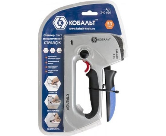 Механический степлер КОБАЛЬТ СТРЕЛОК 240-690 – изображение 4