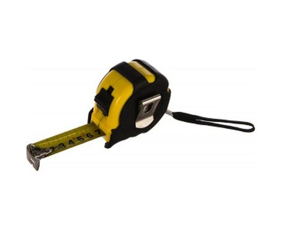 Рулетка (обрезиненный корпус, 5 м х 25 мм) Biber DIREKT 40104 тов-054501 – изображение 4