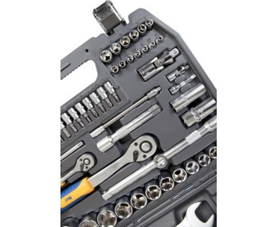 Набор инструмента 1/2 Dr и 1/4 Dr 82 предмета KRAFT KT 700305 – изображение 5