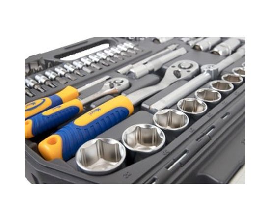 Набор инструмента 1/2 Dr и 1/4 Dr 82 предмета KRAFT KT 700305 – изображение 7