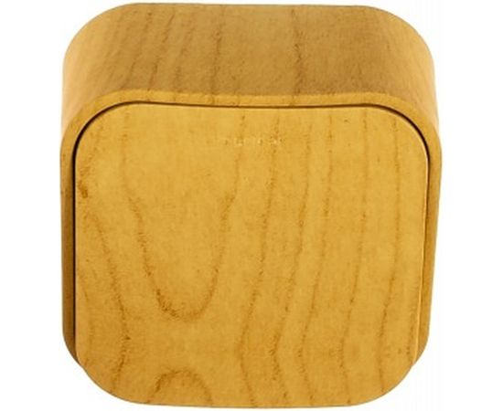 Выключатель Legrand 1-кл. ОП Quteo 10А IP20 10АХ дерево Leg 782260 263635 