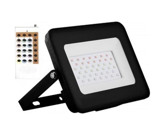 Светодиодный прожектор FERON, 2835 SMD, 50W RGB AC220V50Hz IP65, черный, LL-613 29703 