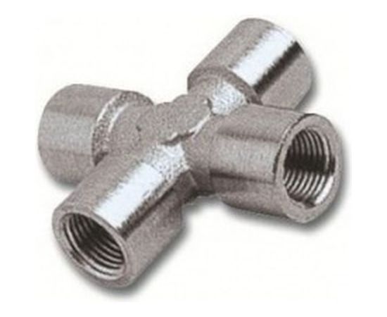 Переходник крестовина 1254/1 250/1 FFFF 1/8" GAV 27818 