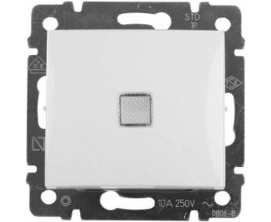 Одноклавишный выключатель Legrand Valena 774410 с подсветкой, белый 