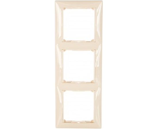 Трехместная рамка Legrand Valena 774353 горизонтальная, крем 