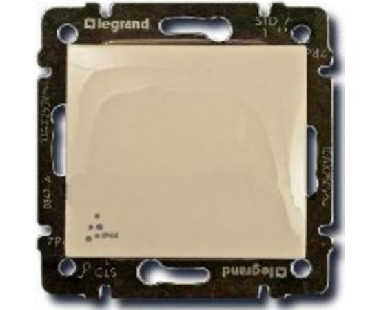Проходной переключатель Legrand Valena крем одноклавишный IP44 774106 