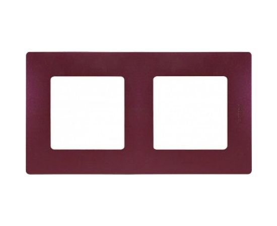 Рамка Legrand Etika 2 поста сливовый Leg 672562 