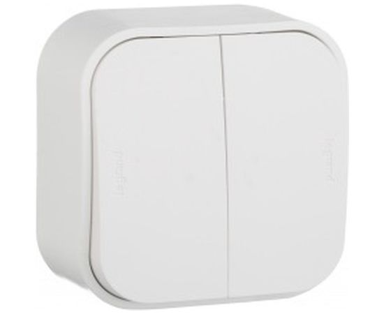 2-клавишный выключатель Legrand 10A белый 782202 