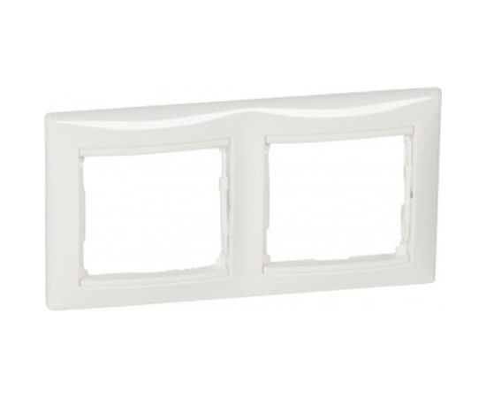 Рамка Legrand Valena 2 поста горизонтальный монтаж белый Leg 774452 