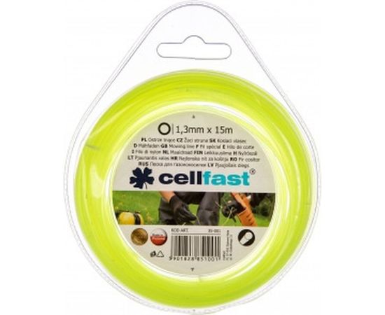 Леска для триммеров (круг 1,3 мм, 15 м) Cellfast 35-001 