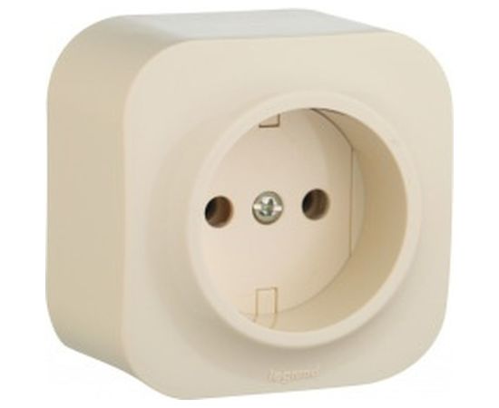 Розетка Legrand 2К без шторок, слоновая кость 782240 