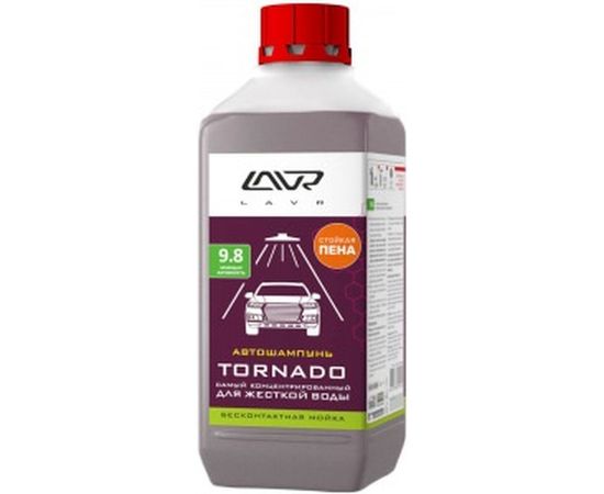 Автошампунь для бесконтактной мойки TORNADO 1 л Лавр Ln2341 