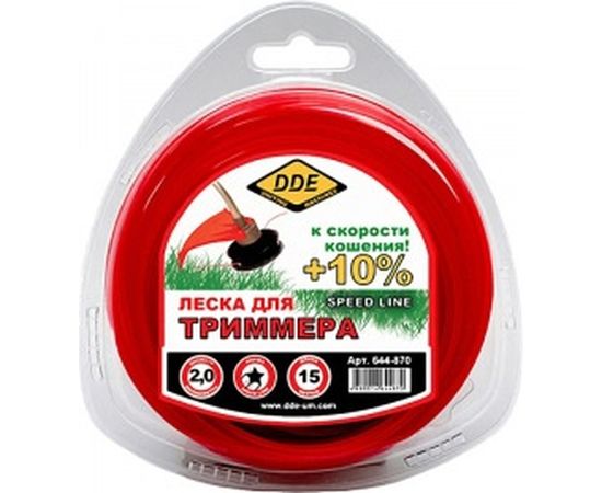 Корд триммерный Speed line (2.0 мм; 15 м; звезда) DDE 644-870 