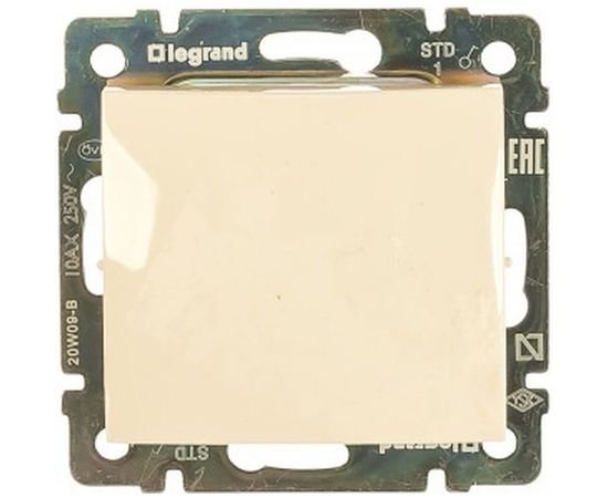 Выключатель одноклавишный Legrand Valena 774301 крем 