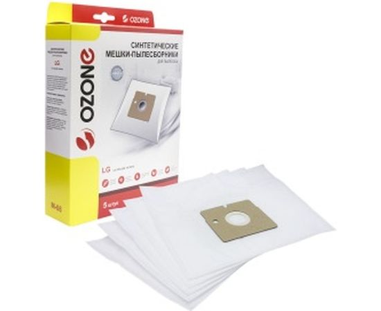 Мешки-пылесборники оригинальные синтетические OZONE (5 шт.) LG TB-36 M-08 