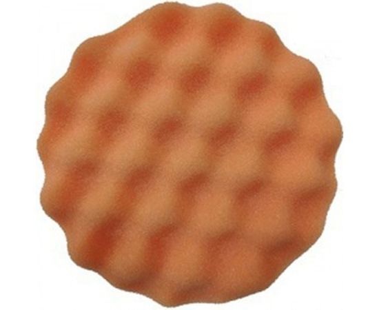 Рифленый полировальный диск на липучке PRO.STO 150x30 мм средней жесткости оранжевый 003-00241 