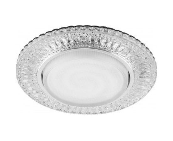 Светильник с подсветкой FERON 20LED 2835 4000K, 15W GX53, без лампы, прозрачный, хром, CD4022 29475 