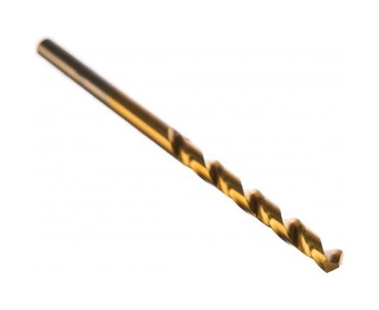 Сверло по металлу (3.5х70х39 мм; А1; Р9; нитрид титана) Туламаш 66352 – изображение 2