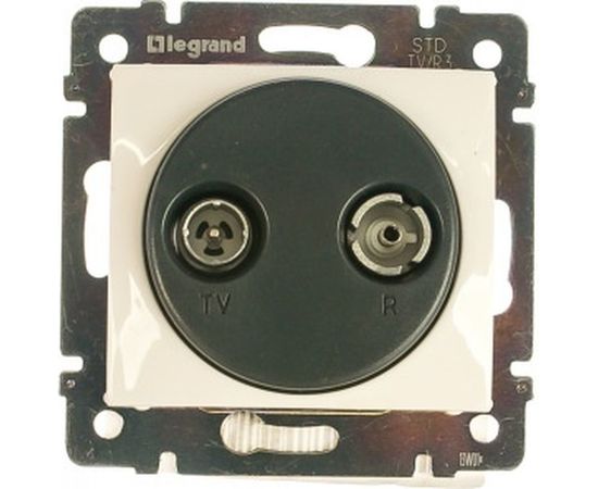 Проходная TV-FM розетка, белая Legrand Valena 774434 – изображение 2