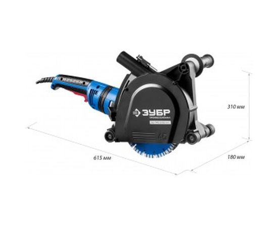 Электрический штроборез ЗУБР ПРОФЕССИОНАЛ ЗШ-П45-2100 ПВТК – изображение 2