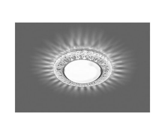 Светильник с подсветкой FERON 20LED 2835 4000K, 15W GX53, без лампы, прозрачный, хром, CD4022 29475 – изображение 2