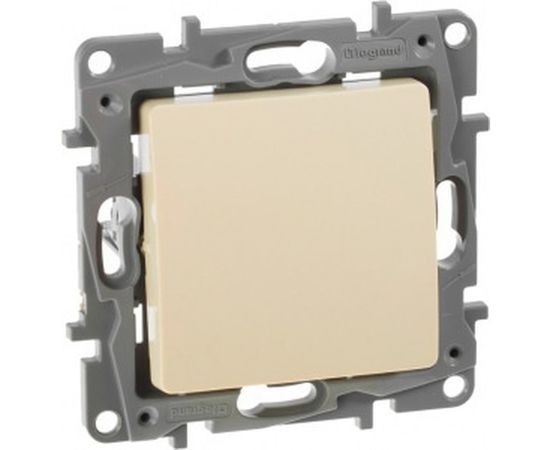 Механизм выключателя Legrand 1-клавишный СП Etika 10АX безвинтовые зажимы слоновая кость Leg 672301 – изображение 2