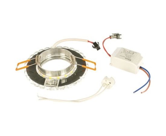 Потолочный светильник с подсветкой FERON 15LED 2835 4000K MR16 50W G5.3 прозрачный хром CD939 29472 – изображение 2