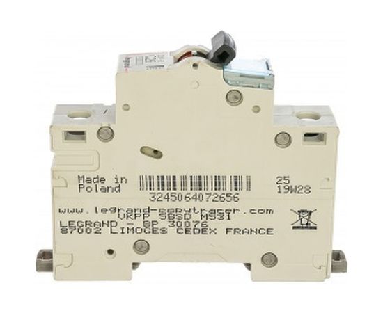 Автоматический модульный выключатель Legrand 1п C 25А 6кА DX3-E Leg 407265 1009856 – изображение 2