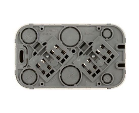 Розетка Legrand 2X2К без шторок, слоновая кость 782242 – изображение 3