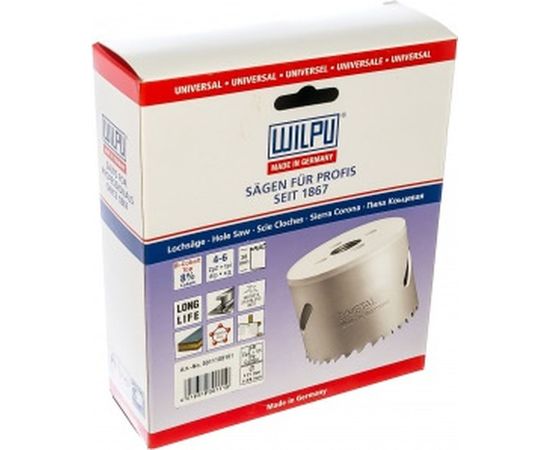 Коронка Bi-metall крупный зуб (111х38 мм) WILPU 3011100101 – изображение 3