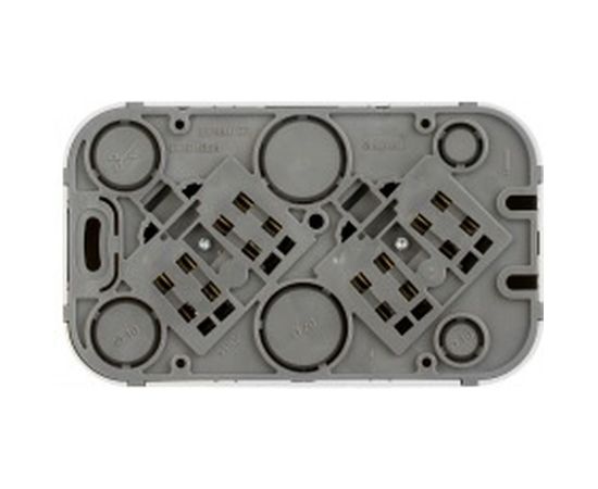 Розетка Legrand 2X2К без шторок, белая 782212 – изображение 3
