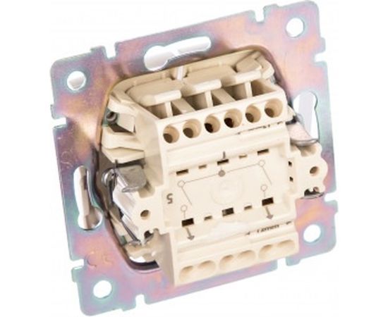 Двухклавишный выключатель, крем Legrand Valena 774305 – изображение 3