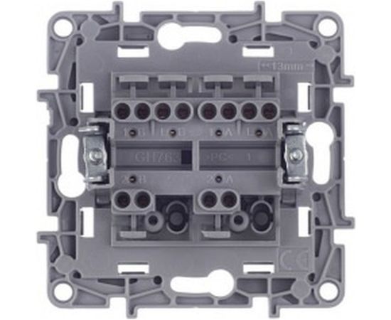 Механизм переключателя Legrand 2-кл. СП Etika алюминий Leg 672412 1066887 – изображение 3