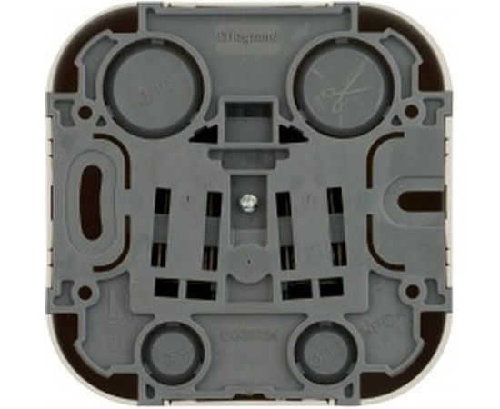 Розетка Legrand 2К+З шторки, слоновая кость 782250 – изображение 3