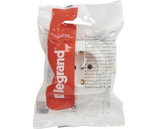 Розетка Legrand 2К+З шторки, белый 782220 – изображение 4